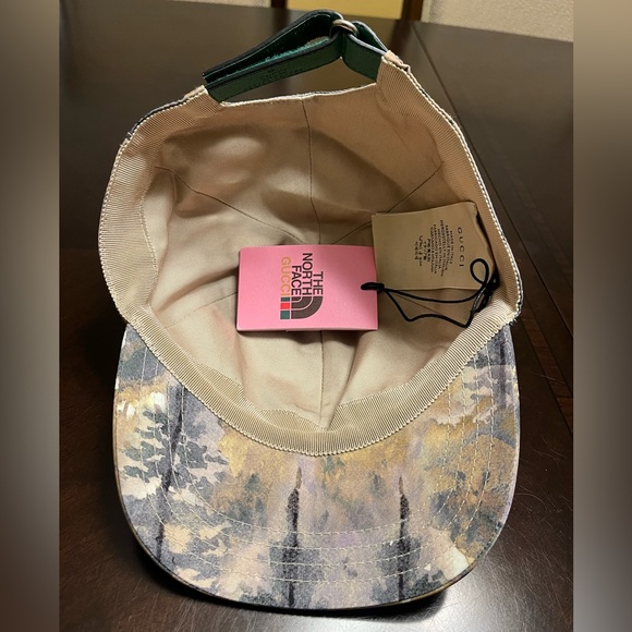 New Authentic Gucci North Face Logo Baseball Hat Size S - Picture 12 of 15